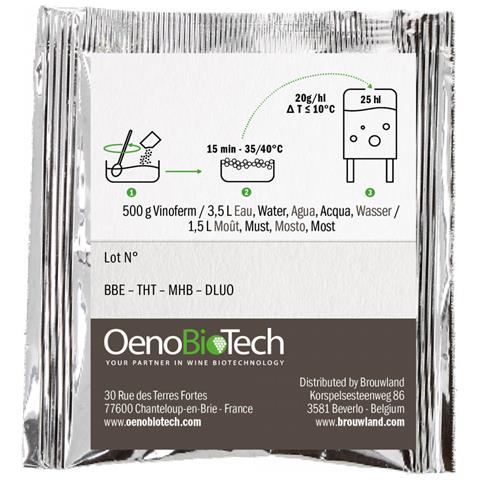 Lievito Secco Vino, Lieviti Vino - Vinoferm Red, 7g - Foto 1