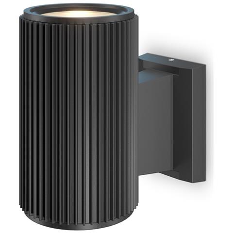 Lampada Da Parete Moderna Da Esterno Metallo Nero Luce1e27 60w Ip54 - Foto 1