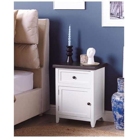 Comodino 1 Cassetto Layola Bianco - Foto 8