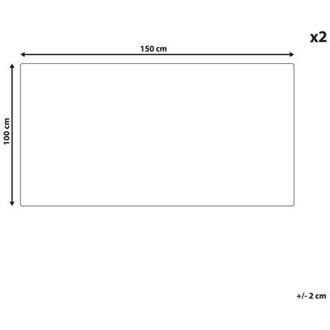 Set Di 2 Asciugamani Mitiaro Tessuto A Spugna Blu Scuro - Foto 2