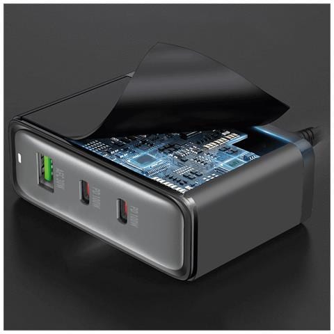 TECHGSTUSB2C100W Caricabatterie per dispositivi mobili Universale Nero AC Ricarica rapida Interno - Foto 2