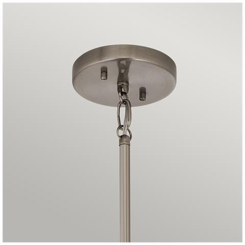 Lampadario Classico Karlee Acciaio Peltro Classico Cristallo 5 Luci E14 - Foto 4