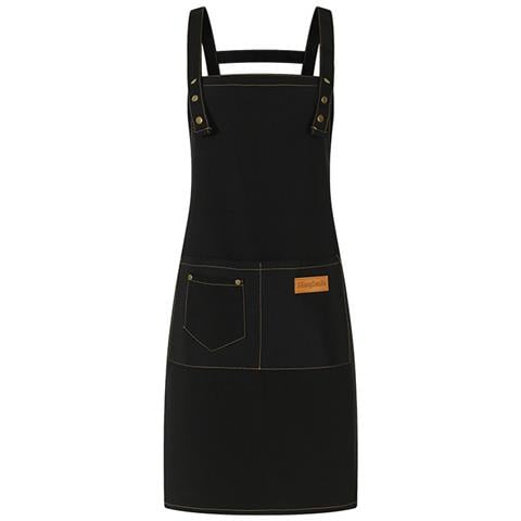 Grembiule Da Cucina Con 2 Tasche Black - Foto 1