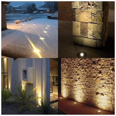 Faretto Calpestabile Da Terra Segnapassi Carrabile 12 Watt Led Luce Bianca Ip67 - Foto 7