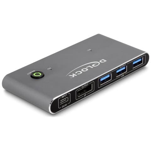 Switch KVM DisplayPort 8K 30 Hz con USB 5 Gbps - Foto 1