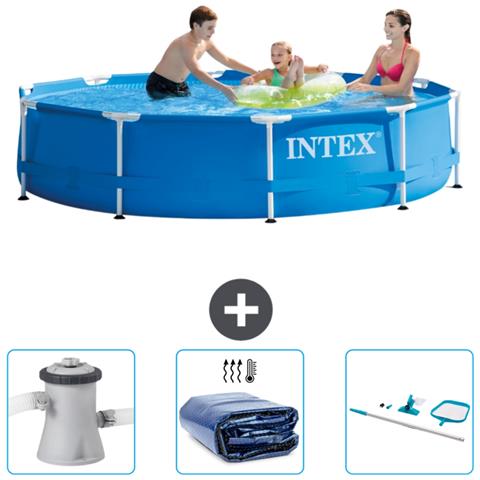 Piscina Fuori Terra - In Giro - 305x305x76 Cm - Blu - Include Accessori Coordinati Cb78 - Foto 1
