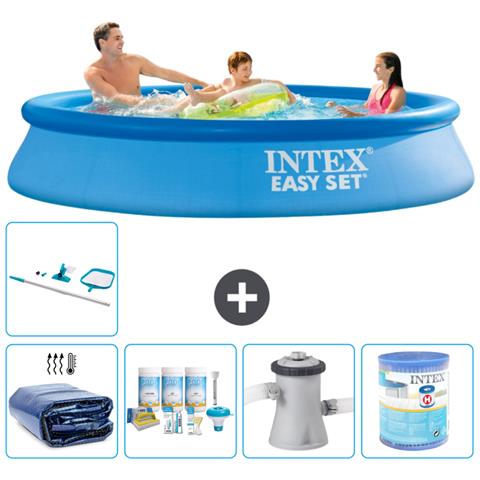 Piscina Fuori Terra - In Giro - 305x61 Cm - Blu - Include Accessori Coordinati A452 - Foto 1