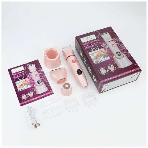 Rasoio Elettrico 3-in-1 Per Donna - Rosa - Foto 7