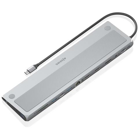 ASUC-12P020-GR replicatore di porte e docking station per laptop Cablato USB 3.2 Gen 1 (3.1 Gen 1) Type-C Grigio - Foto 2