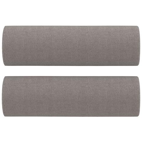 Set Divani 4 pz con Cuscini Tortora in Tessuto - Foto 9