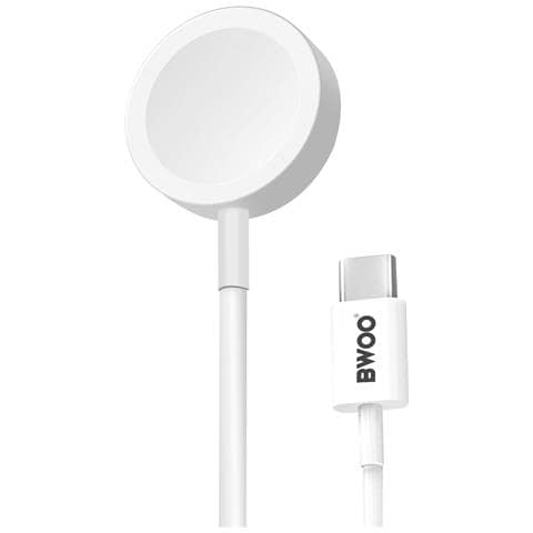 Cavo Magnetico Per Apple Watch 5w Con Presa Usb-c Compatto, Bianco - Foto 1