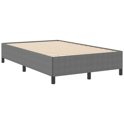 Struttura Letto Grigio Chiaro 120x200 cm in Tessuto Corduroy - Foto 1