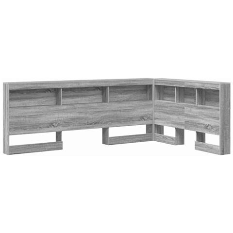 Testata contenitore Grigio sonoma 120 cm Legno multistrato - Foto 1