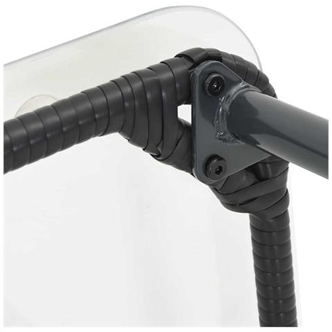 Tavolo da Giardino Nero 80 x 40 x 45.5 cm Poly Rattan - Foto 9