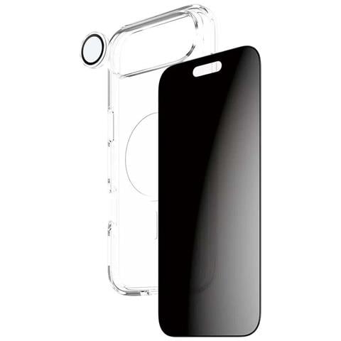 Pack Di Protezione 3-in-1 Per Iphone Air Modello Di Punta Privacy, Nero Transparente - Foto 1
