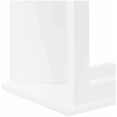 Tavolino Bianco 35 x 25 x 50 cm Legno multistrato - Foto 9