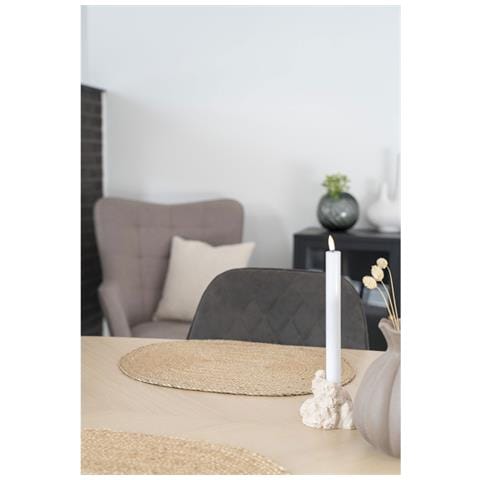 Set 4 Tovagliette Bombay In Juta Naturale Intrecciata Ovale 35x45 Cm - Foto 3