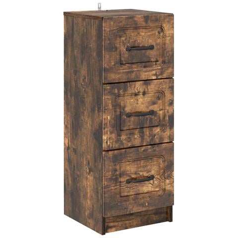 Mobile con Cassetti Rovere Fumo 33 x 34,5 x 87 cm - Foto 1