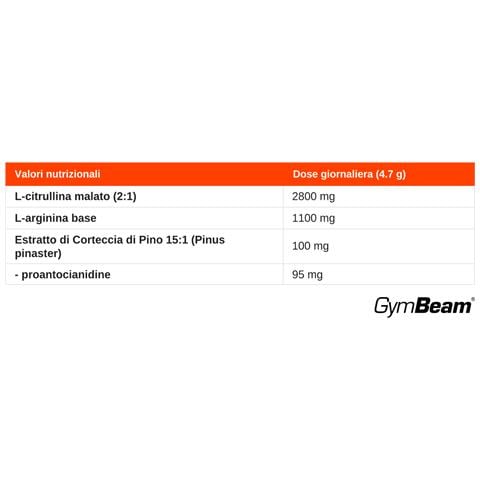 Integratore pre-workout NO Citrullina Plus senza caffeina 420 g Mela Verde - Foto 2