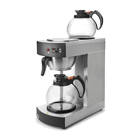 69272 - Macchina da caffè elettrica con 2 caraffe, 2100 W, 1,8 litri - Grigio - Foto 1