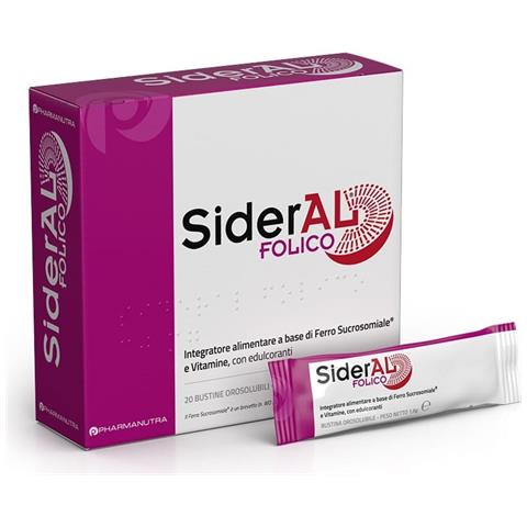 Sideral Folico 30 mg 20 Bustine Orosolubili - Foto 1