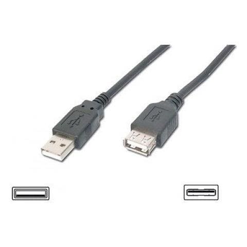 Cavo Prolunga Usb Mt. 1,80 - Connettori "A" Maschio-Femmina Certificato Usb 2.0 - Foto 3