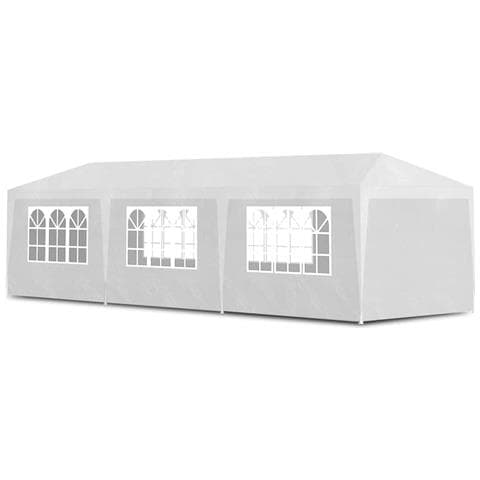 Tenda per Feste 3x9 m Bianca - Foto 1