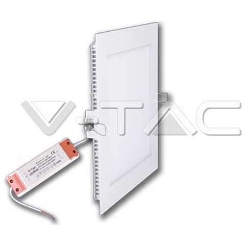 Pannello Led A Incasso Quadrato 17 Cm 12w Smd Luce Naturale 4500k Vt-1207 Sq Con Driver 4867 - Foto 2