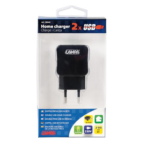Doppia Presa Usb Da Rete 2100ma - Foto 2