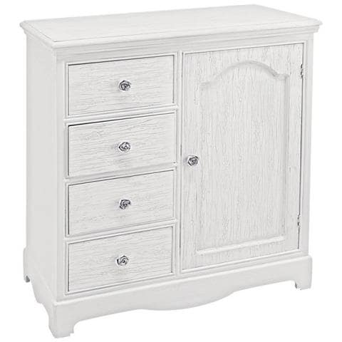 Credenza Blanc 1 Anta 4 Cassetti - Foto 4
