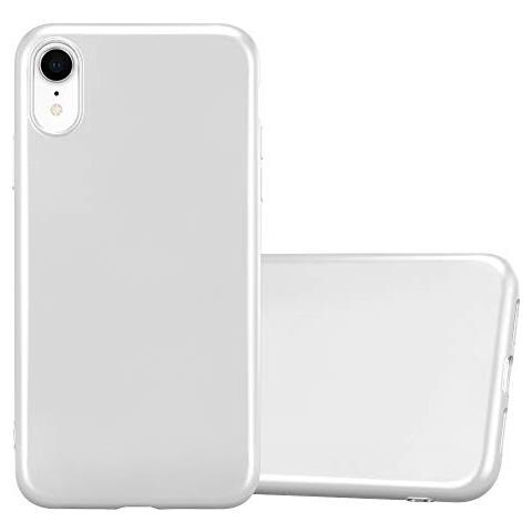 Cadorabo Custodia Compatibile Con Apple Iphone Xr In Argento Metallico - Coperchio Protettivo In Silicone Tpu Flessibile - Foto 1