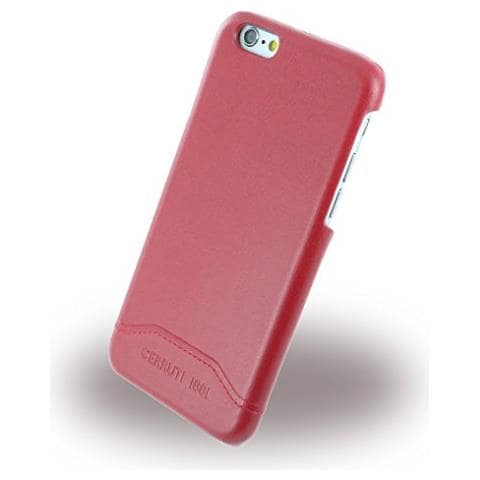 cehcp6slre Liscio In Pelle Split Book Type Custodia Protettiva Per Apple Iphone 6/6s Rosso - Foto 1