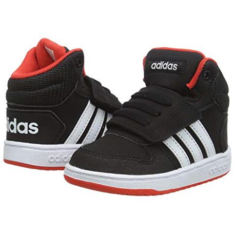 Hoops Mid 2.0 Iscarpe Da Ginnastica Bassa Unisex Bambininero (cnero / Ftwwht / Hirere Cnero / Ftwwht / Hirere) 20 Eu - Foto 2