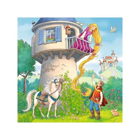 Rapunzel - Little Red Riding Hood - And The Frog Prince Puzzlespiel 49 Stck (e) (08051) - Foto 3