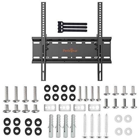 Tv Wall Bracket Tilt Robusta Forte Piatto Wall Mount Per 26-55 Televisori Pollici Capacit Peso 52kg Max Vesa 400x400mm Con Le Stringhe Pull - Foto 2