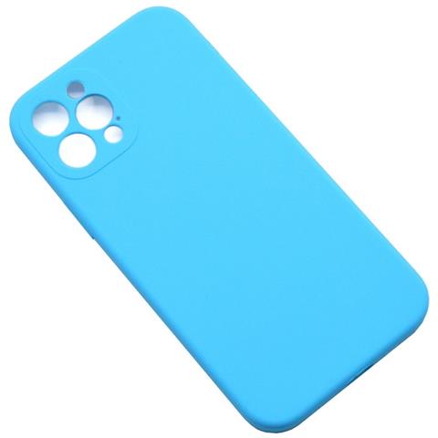 Custodia Tpu Silicone Lite Cover Soft-case Per Apple Iphone 12 Pro Light Blu - Foto 1
