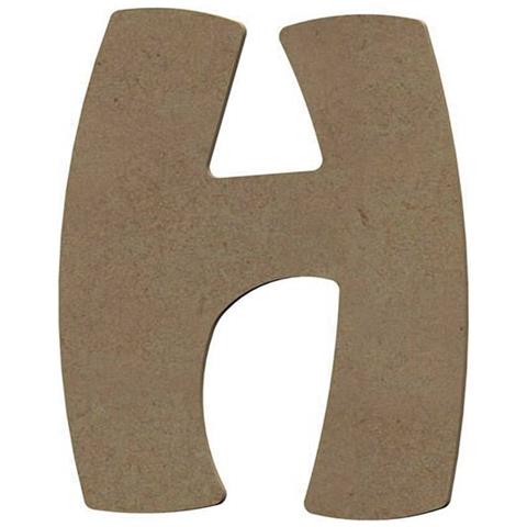 Lettera Maiuscola H In Legno Mdf Da Decorare - 15 Cm - Foto 1