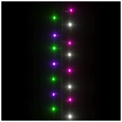 Stringa Led Compatta Con 1000 Led Pastello Multicolore 10 M Pvc - Foto 2