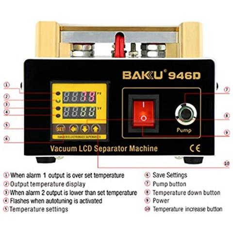 Riscaldatore Separatore Per Rimozione E Sostituzione Display Bk-946d - Foto 5