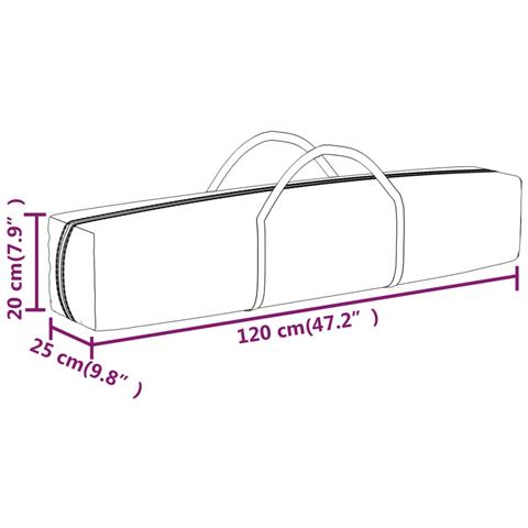 Tenda Per Feste Pieghevole Con Pareti Laterali Rosso 3x6 M - Foto 9