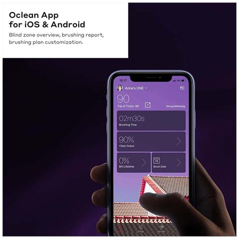 Spazzolino Elettrico Intelligente 3 Modalita' Di Spazzolamento Sbiancamento - Foto 12