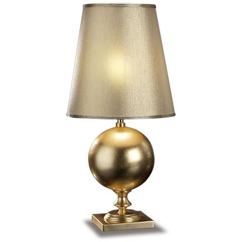 Lampada Da Tavolo Terra, Finitura Delle Foglie D'oro - Foto 1