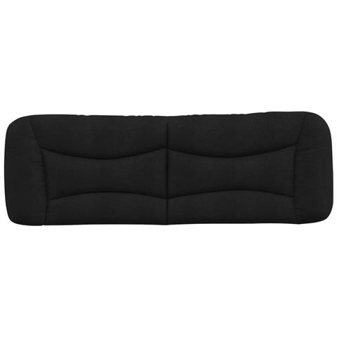 Cuscino Testiera Nero 160 cm in Tessuto - Foto 2