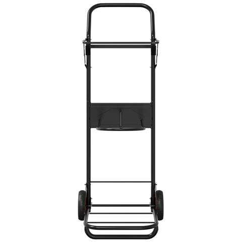 Carrello Da Sella Pieghevole Nero In Acciaio - Foto 3