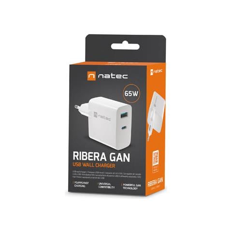 NUC-2144 Caricabatterie per dispositivi mobili Universale Bianco AC Ricarica rapida Interno - Foto 9