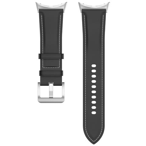 Cinturino Per Orologio In Vera Pelle Da 20 Mm Compatibile Con Google Pixel Watch 1/2 Black - Foto 2