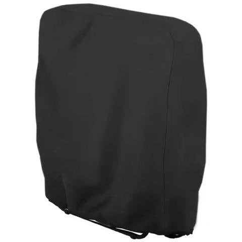 Coprisedia Pieghevole Con Borsa Portaoggetti - Nero - Tessuto Oxford 210d - Foto 1