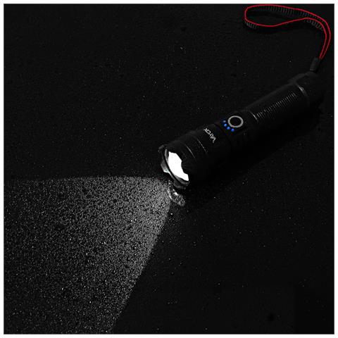 Torcia Tattica Ricaricabile 600lm 10w Led Powerbank Va0179 Vayox - Foto 2