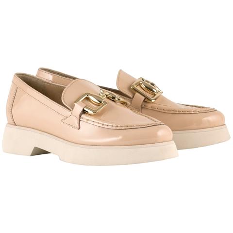 Max Loafers Mocassino Pelle Scarpe Donna Beige Eu 38, 5-101614 1400 - Foto 2