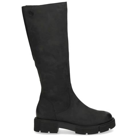 Black Nubuc Casual Closed Boots Stivaletti Pelle Scarpe Donna Nero Eu 36, 9-25601-41-008 - Foto 2